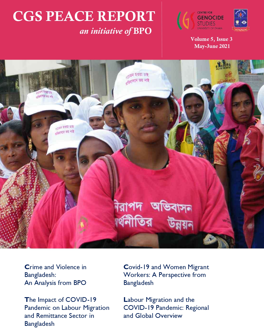 CGS Peace Report Volume 5 Issue 3